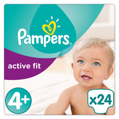 Pampers Active fit luiers maat 4+ (maxi+) 9-20kg