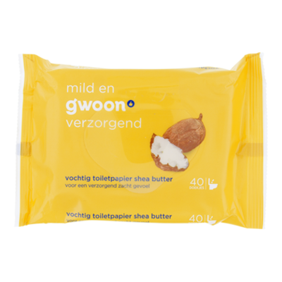 G'woon Vochtig toiletpapier shea butter
