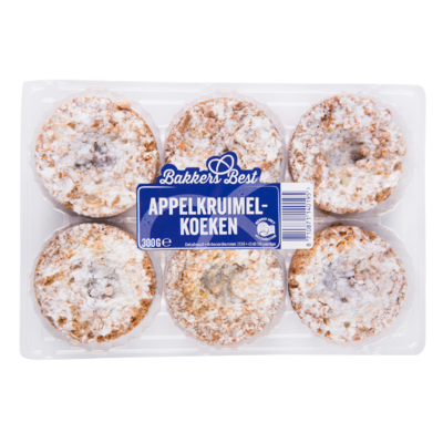 Bakkers Best Appelkruimelkoeken roomboter