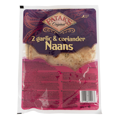 Patak's Naanbrood koriander/ knoflook