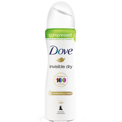 Dove Deodorant spray invisible dry