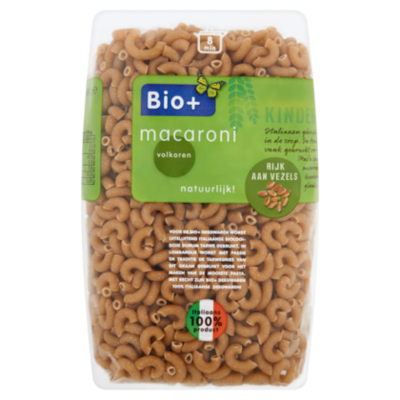 Bio+ macaroni volkoren