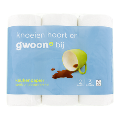 G'woon Keukenpapier 2-laags (PLUS huismerk)