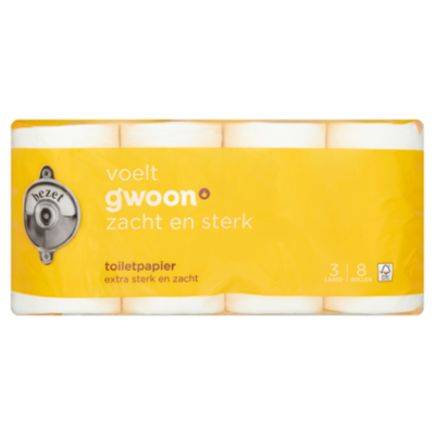 G'woon Toiletpapier 3-laags