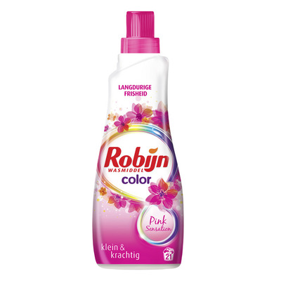 Robijn Klein & krachtig wasmiddel color pink