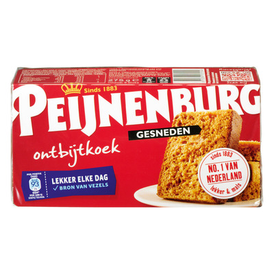 Peijnenburg Ontbijtkoek gesneden