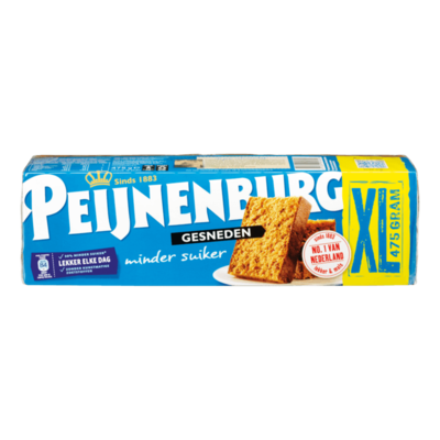 Peijnenburg Minder Suiker Gesneden