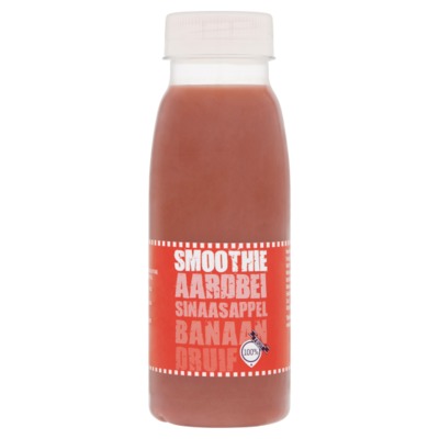 Fruity King smoothie aardbei 250 ml.