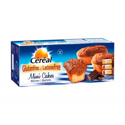 Céréal Mini cakes marmer gluten-en lactosevrij