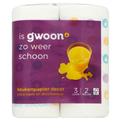 G'woon Keukenpapier 3-laags decor