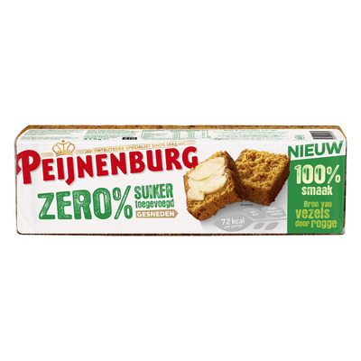 Peijnenburg Zero% suiker gesneden ontbijtkoek