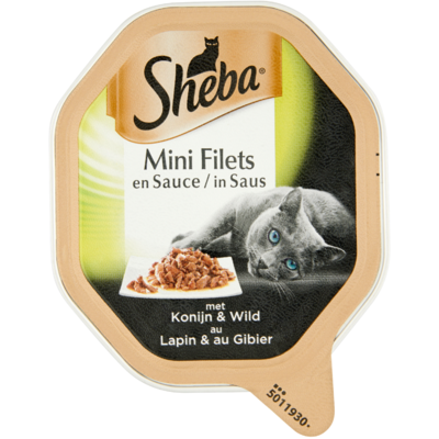 Sheba Kuipje mini filet in saus wild & konijn