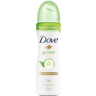 Dove Deodorant spray go fresh cucumber