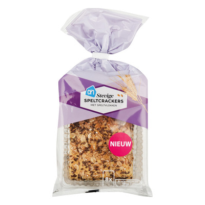 Huismerk Stevige speltcrackers