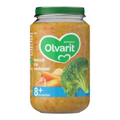 Olvarit Broccoli Kip Aardappel 8+ Maanden