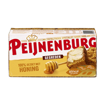 Peijnenburg Ontbijtkoek honing gesneden
