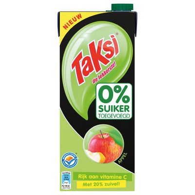 Taksi Appel geen toegevoegde suiker