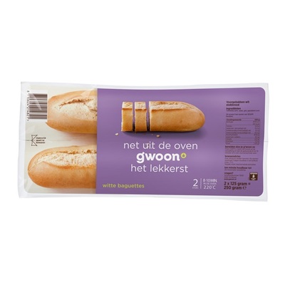Huismerk baguettes
wit