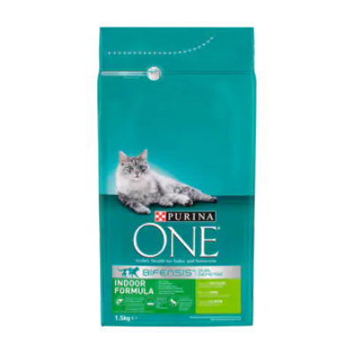Purina ONE Bifensis Dual Defense Indoor Formula Kalkoen