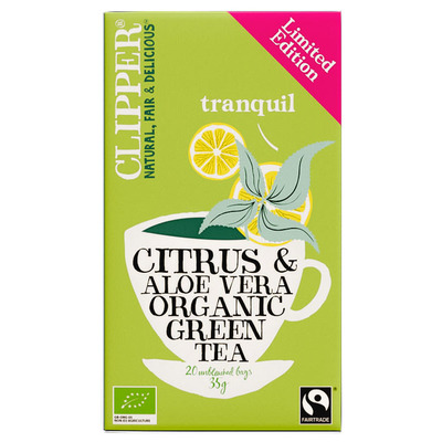 Clipper Green tea citrus & aloe vera 1-kops