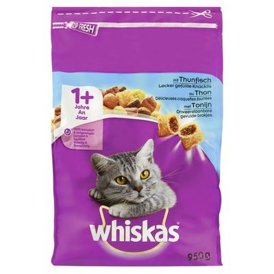 Whiskas Met Tonijn 1+ Jaar 950 Gr