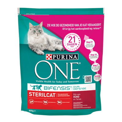 Purina ONE Purina Sterilcat rijk aan rund