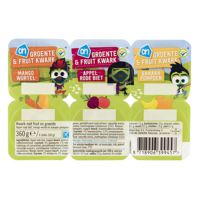 Huismerk Groente en fruit toetje