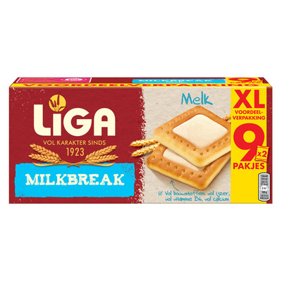 Liga Milkbreak biscuits melk XXL