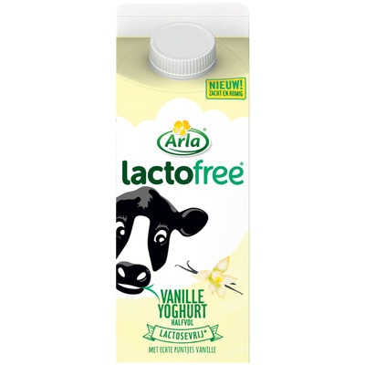 Arla Lactofree halfvolle vanilleyoghurt