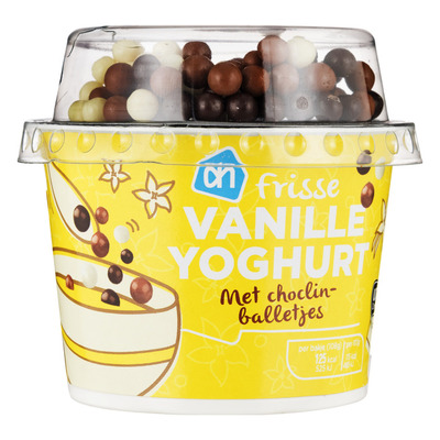 AH Vanilleyoghurt met choclin balletjes