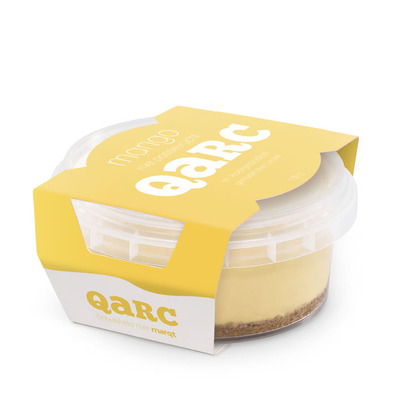 Qarc Mango-passievrucht met koekjesbodem