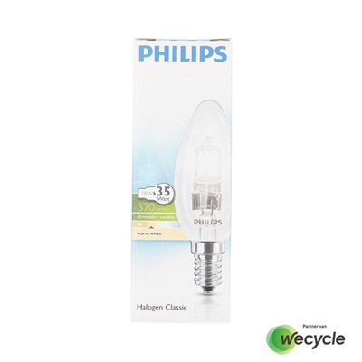 Philips Halogen Classic kaarslamp E14/28W (35W)