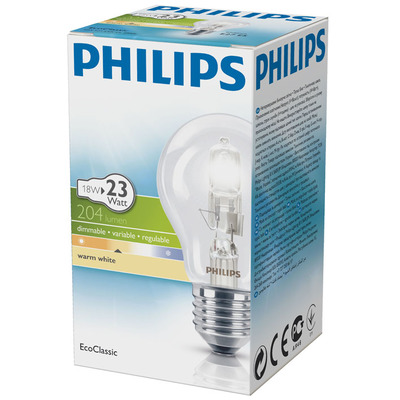 Philips Ecoclassic halogeenlamp 18W