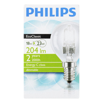 Philips Ecolamp helder kogel 18W kf