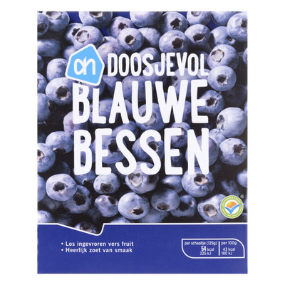 Huismerk Doosjevol blauwe bessen