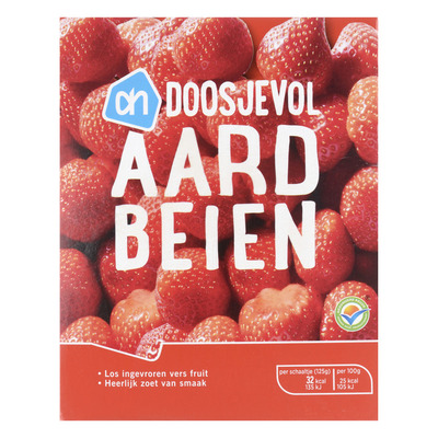 Huismerk Doosjevol aardbeien