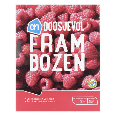 Huismerk Doosjevol frambozen