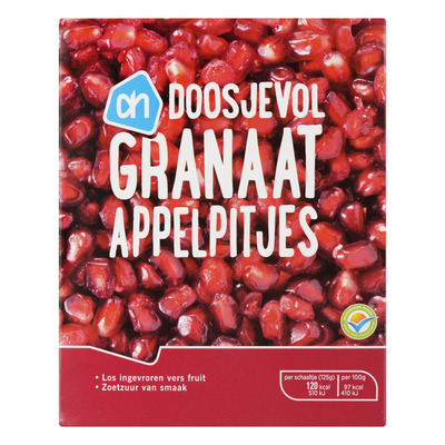 Huismerk Doosjevol granaatappelpitjes