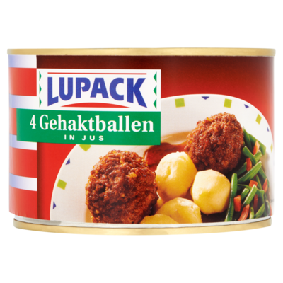 Lupack 4 Gehaktballen in Jus 440 g