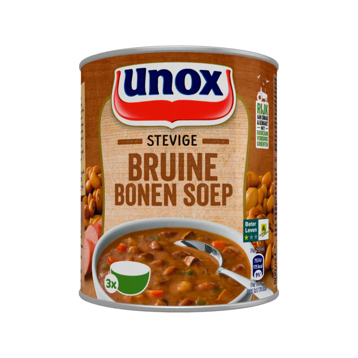 Unox Soep in Blik Stevige Bruine Bonensoep