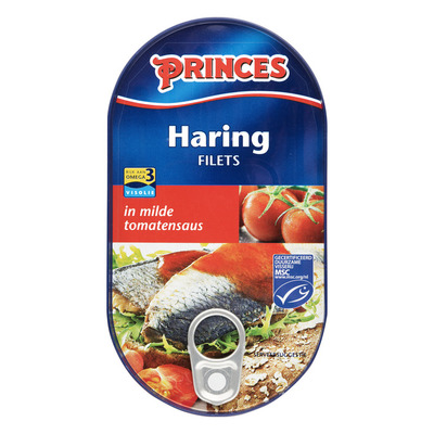 Princes Haring in milde tomatensaus