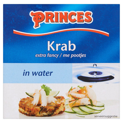 Princes Krab in water