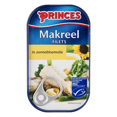 Princes Makreel in zonnebloemolie