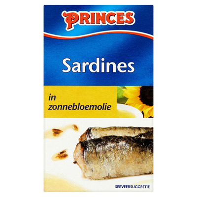 Princes Sardines zonnebloemolie