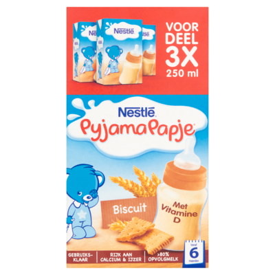 Nestle Pyjamapapje biscuit 3-pak