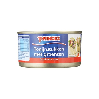 Princes tonijnstukken met groenten