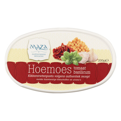 Maza Hoemoes tomaat-basilicum