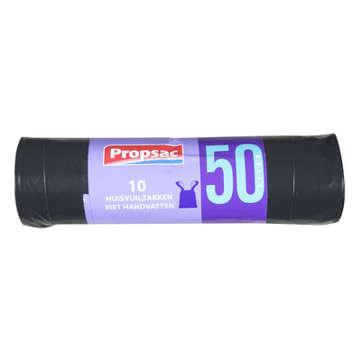 Propsac Huisvuilzakken met handvatten 50 liter