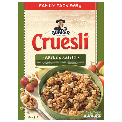 Quaker Cruesli appel-rozijn