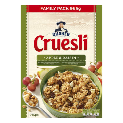 Quaker Cruesli appel-rozijn